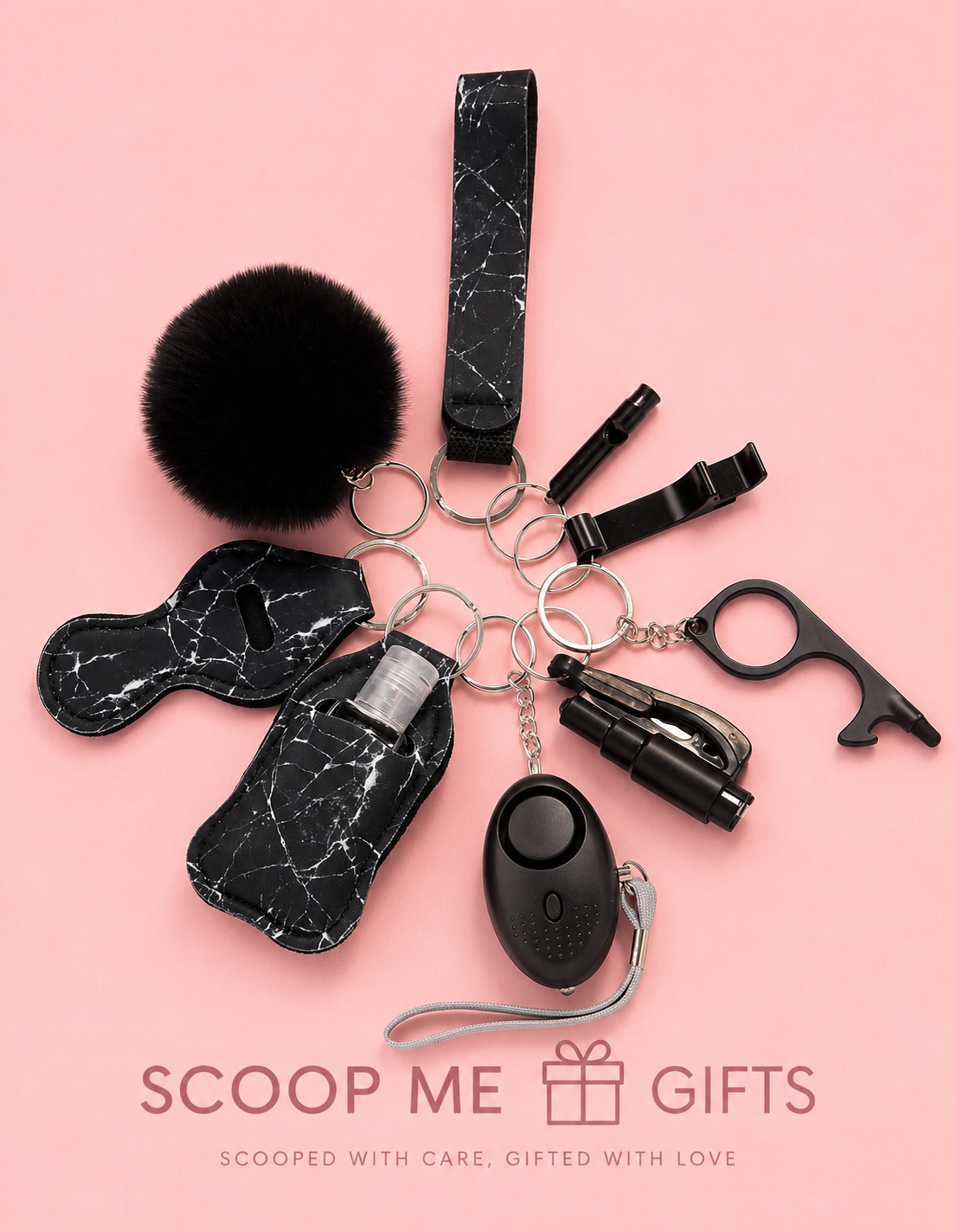 Self-Defence Keychain Set