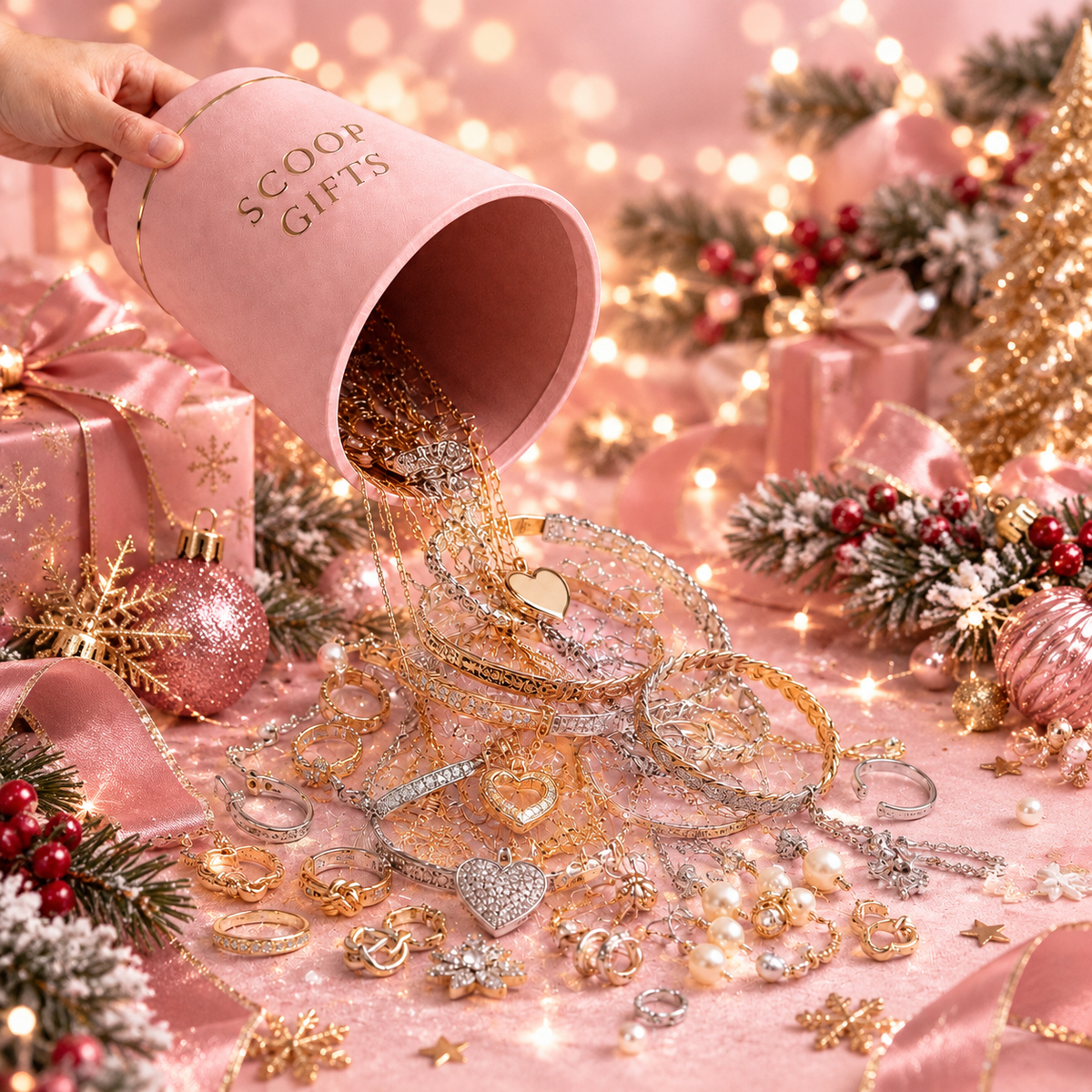 Christmas Ladies Mystery Jewellery Scoops